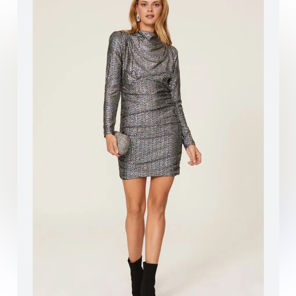 3 for $40 Alexia Admor Elegant Black Sequin Dress Size 6